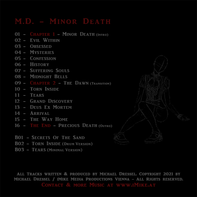 Minor Death Album-Cover Back